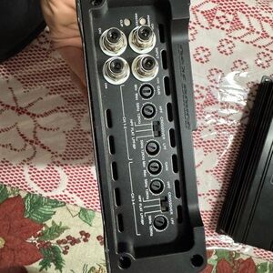 Black Car Audio Amplifier Deaf Bounce